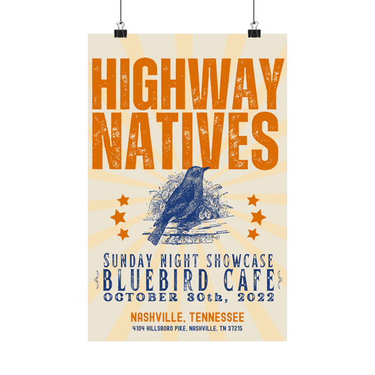 Bluebird Cafe Showcase Poster