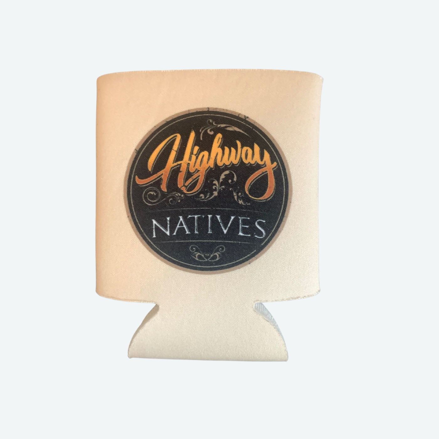 Highway Natives Circle Logo Koozie